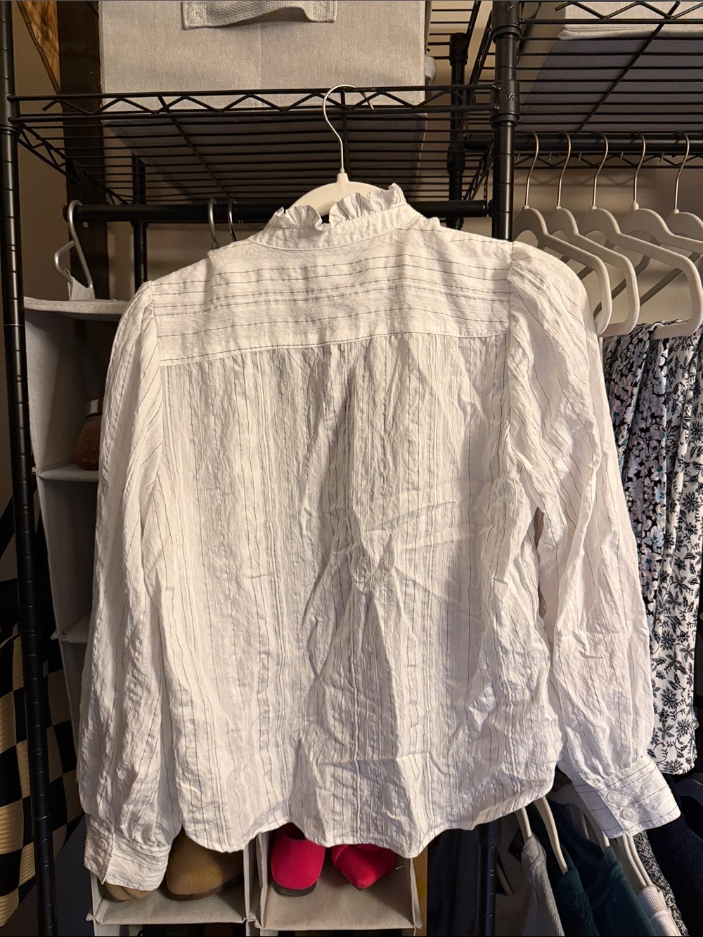 Madewell Ruffled Button-Up Top - Picture 6 of 8